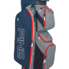 Ping Traverse 2020 Cart Bag Heather Grey/Navy/Scarlet
