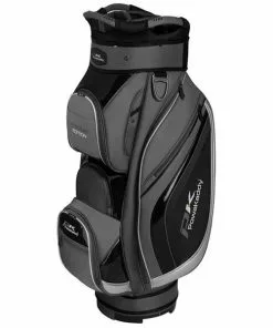 PowaKaddy Premium Edition Cart Bag Titanium Black Silver