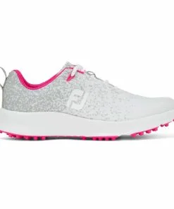 Footjoy Leisure Ladies Golf Shoes - Silver/Pink