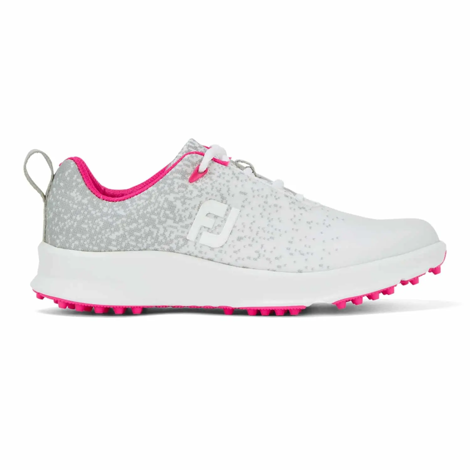 Footjoy Leisure Ladies Golf Shoes - Silver/Pink 1 Footjoy Leisure Ladies Golf Shoes - Silver/Pink