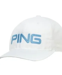 Ping Classic Lite Golf Cap White/Light Blue
