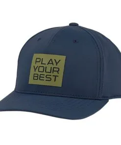 Ping Play Your Best Snapback Golf Cap Navy
