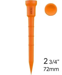 Lignum 72mm Tees 12pk - Spinning Orange