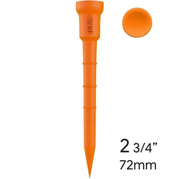 Lignum 72mm Tees 12pk - Spinning Orange 1 Lignum 72mm Tees 12pk - Spinning Orange
